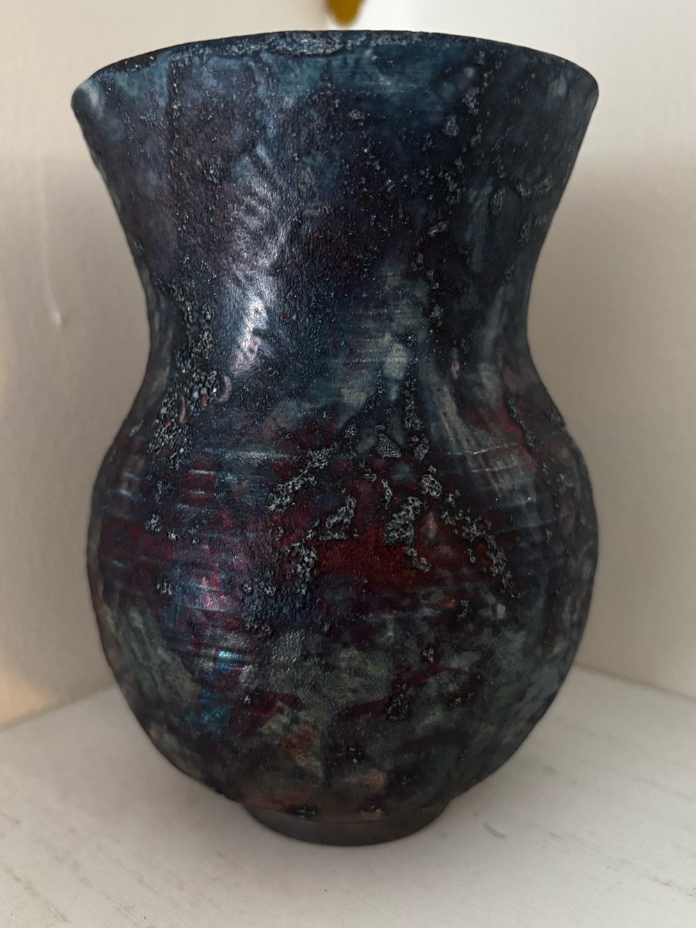 Handcrafted Raku Vase - Picture 3 of 10